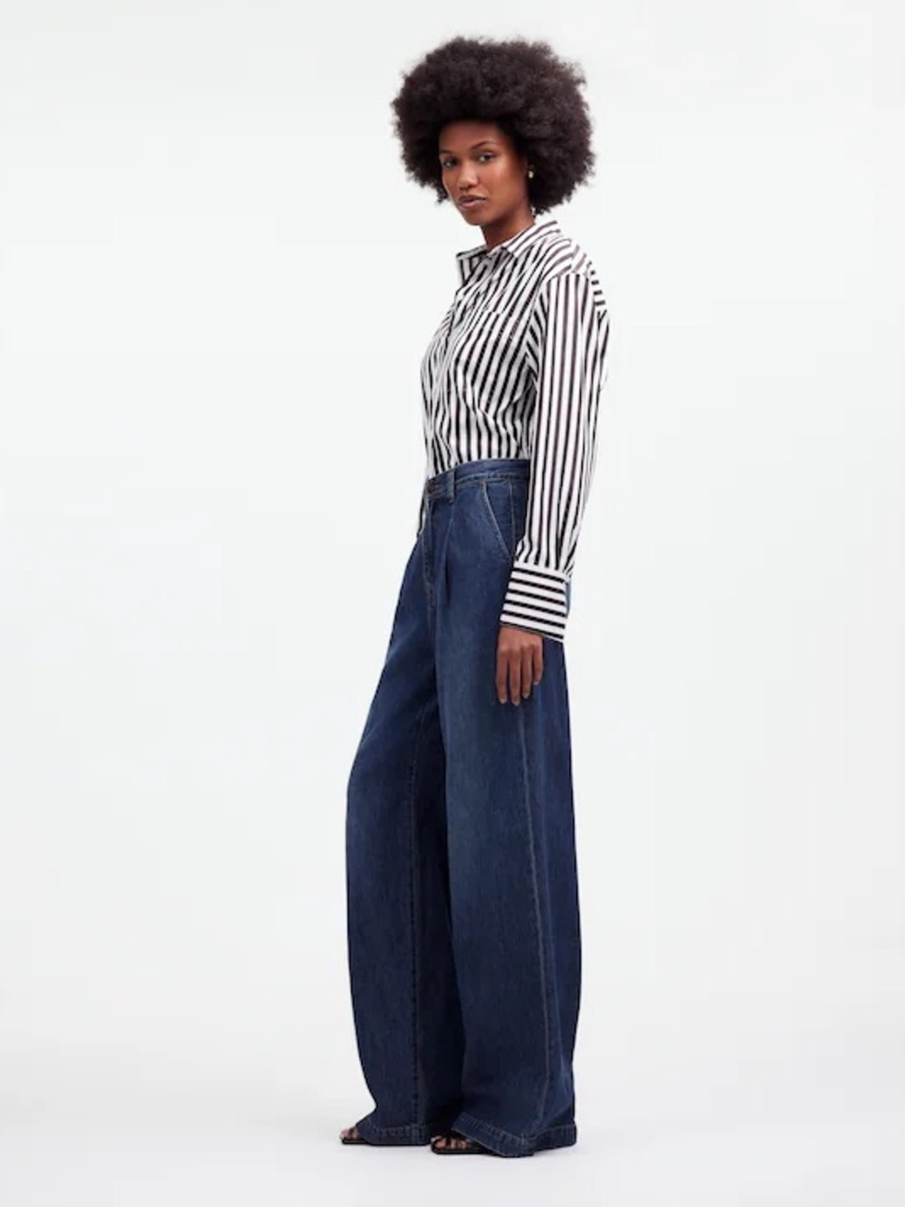 Madewell The Harlow Wide-Leg Jean: Airy Denim Edition - Picture 4 of 8